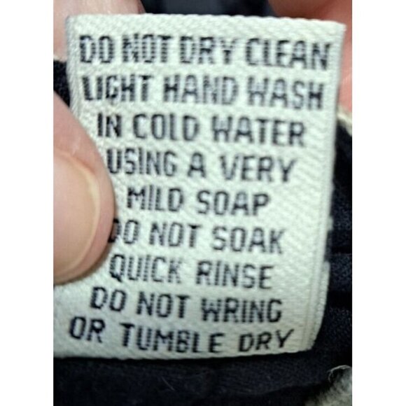 Vintage Flashback Women's M Black Tan Button Front Mandarin Collar Jacket Blazer - Picture 9 of 9